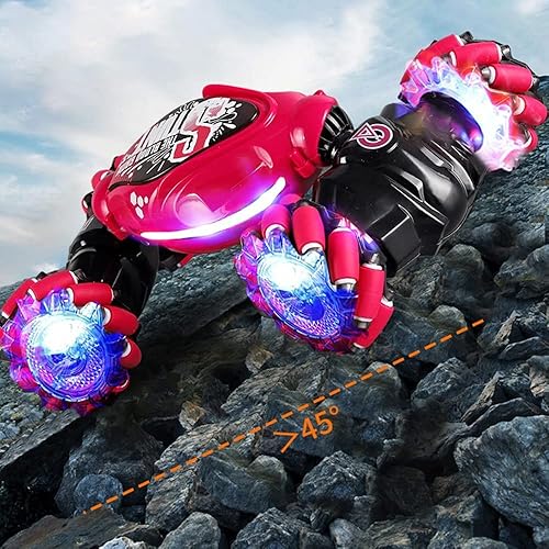Miniatura 4 de Auto de acrobacias RC con detección de gestos 2023 con luz y música - Nueva versión Auto con sensor de gestos de control remoto, vehículo