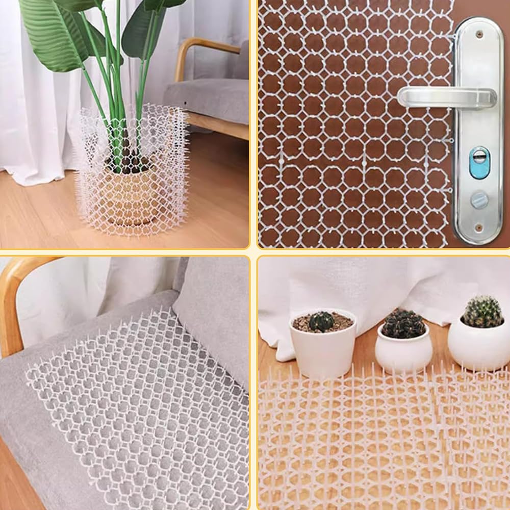 12 Pièces Tapis Anti Chat Répulsif Avec Pointes - Protection Efficace Jardin, Maison & Extérieur Contre Chats Et Chiens