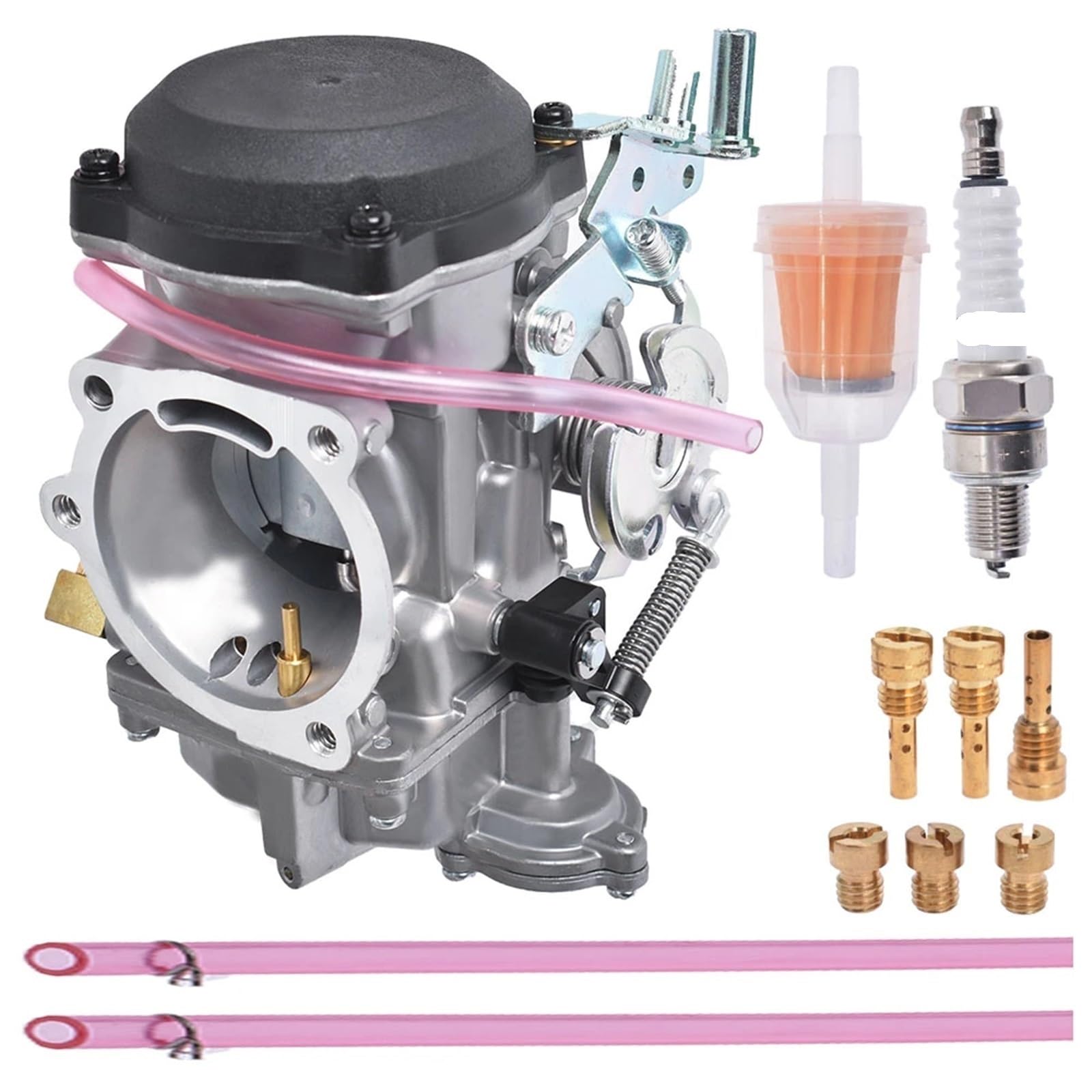 Carburatore automobilistico Kit carburatore Carb Candele filtro carburante per Harley per Davidson per Sportster 40mm CV40 XL 883 Softail Dyna