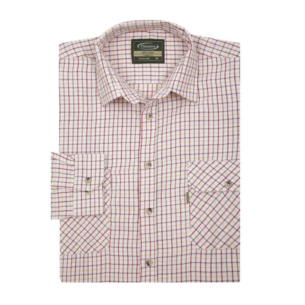 Walker and Hawkes - Camisa de Manga Larga para Hombre - 100% algodón - Estilo leñador - Estampado a Cuadros