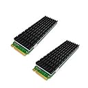 ParuhT PhT01144 2-Packs M.2 NVMe SSD Heatsink 2280 with Thermal Pad, Aluminum Cooling Heat Sink for NVMe/SATA SSD, Laptop & Desktop Cooling Solution, Multicolor, PTNHS02 gallery image