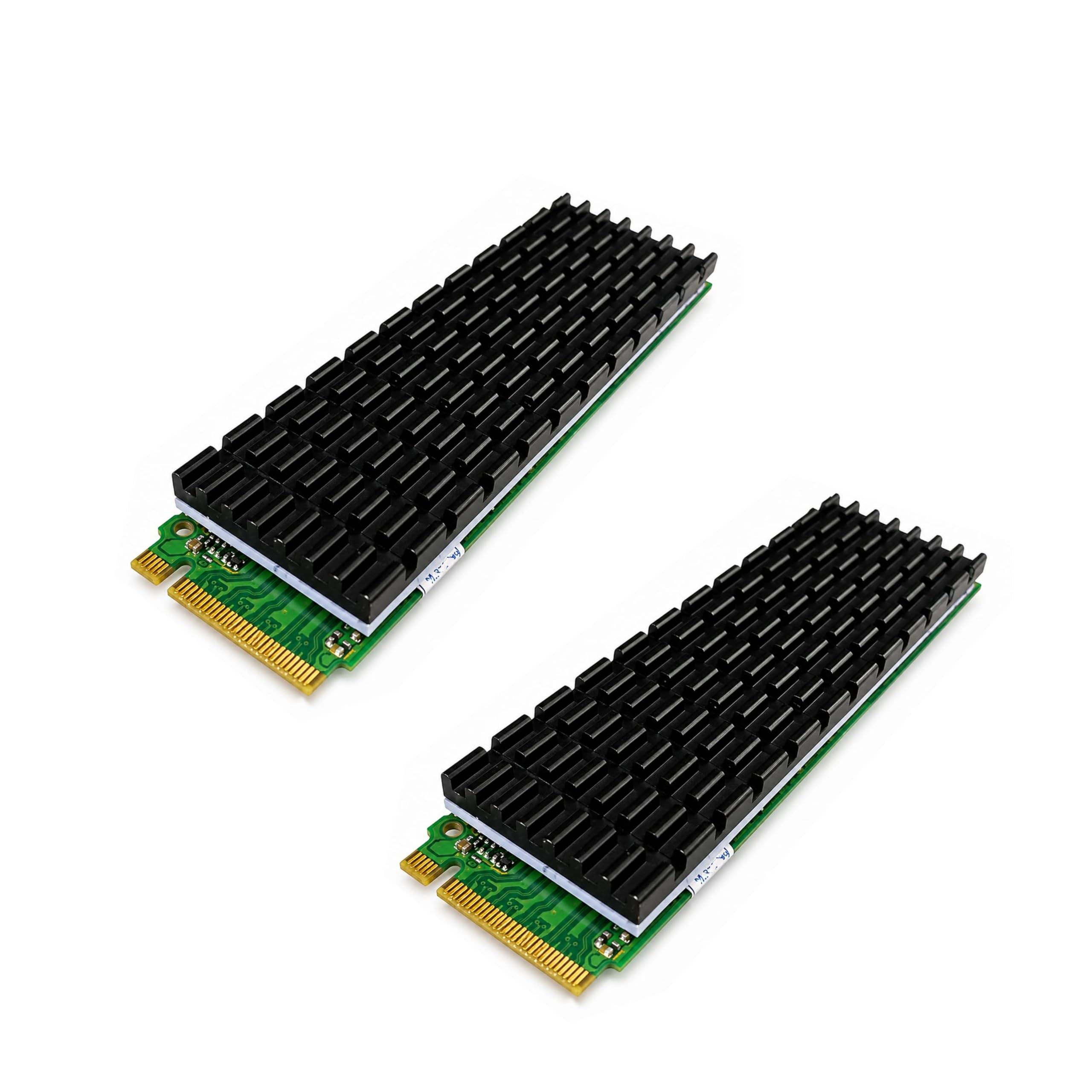 PhT01144 2-Packs M.2 NVMe SSD Heatsink 2280 with Thermal Pad, Aluminum Cooling Heat Sink for NVMe/SATA SSD, Laptop & Desktop Cooling Solution, Multicolor, PTNHS02-image-45