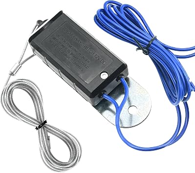 EEBBL Trailer Breakaway Switch with 4 Feet Coiled Cable with Electric Brake Switch, Emergency Breakaway Switch for RV Towing Trailer