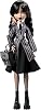 Monster High Muñeca Wednesday y accesorios, coleccionable Wednesday Addams en uniforme de Nevermore Academy con Cosa y mochila, soporte para muñeca 2