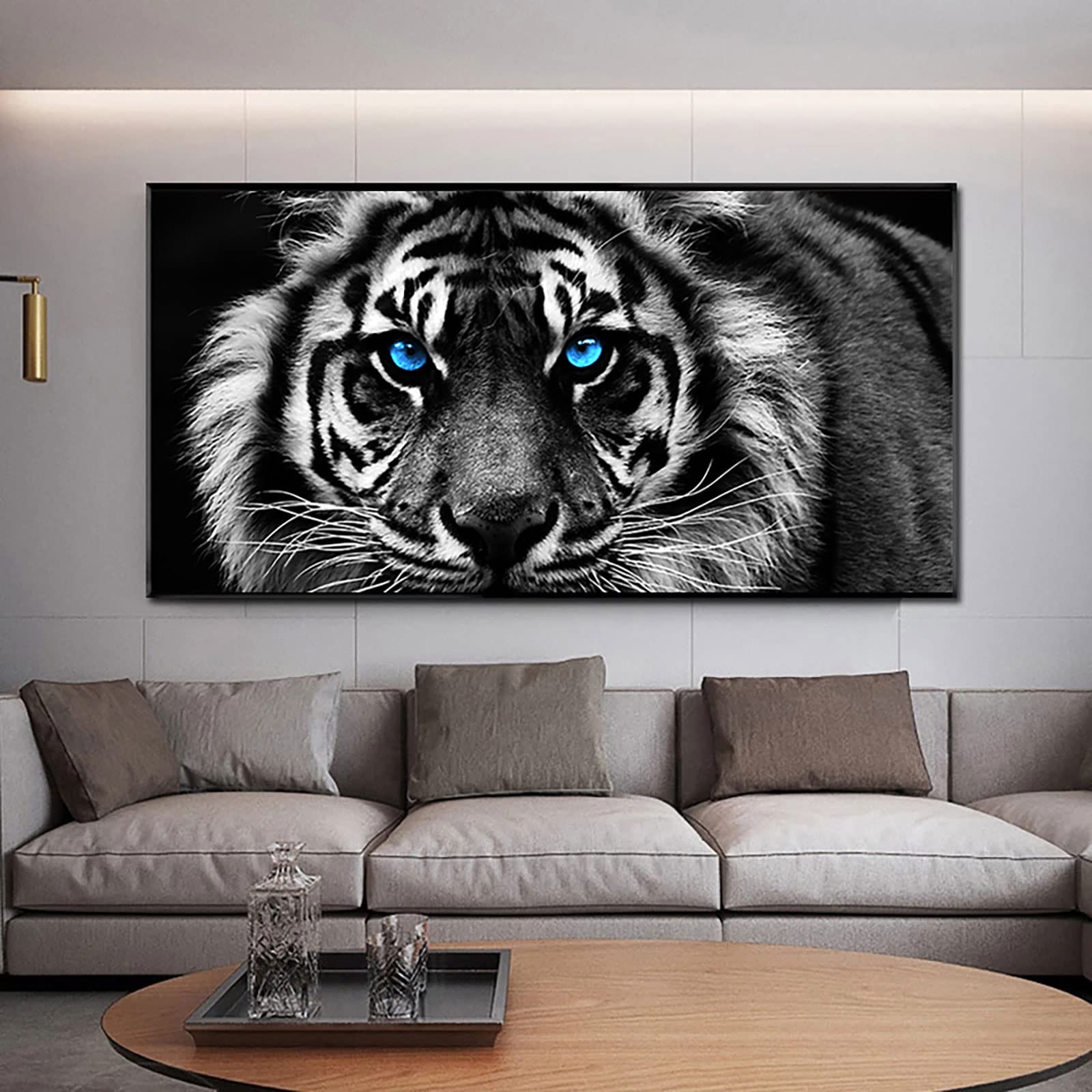 Instarry DIY 5D Diamond Painting Grand Format Tigre Home Décoration 120x60 cm