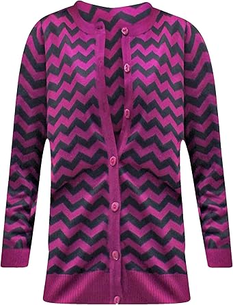 purple button down sweater