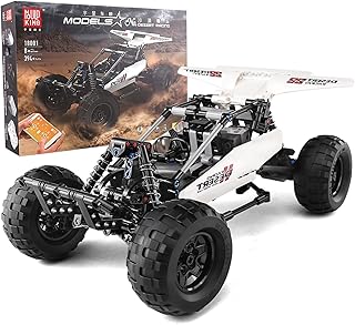 Mould King 18001 Desert Racing Building Kit, Remote Control Off-Road Buggy Racer Car Toy Building Blocks Set, for Kids Age 8+ (394 Pieces)