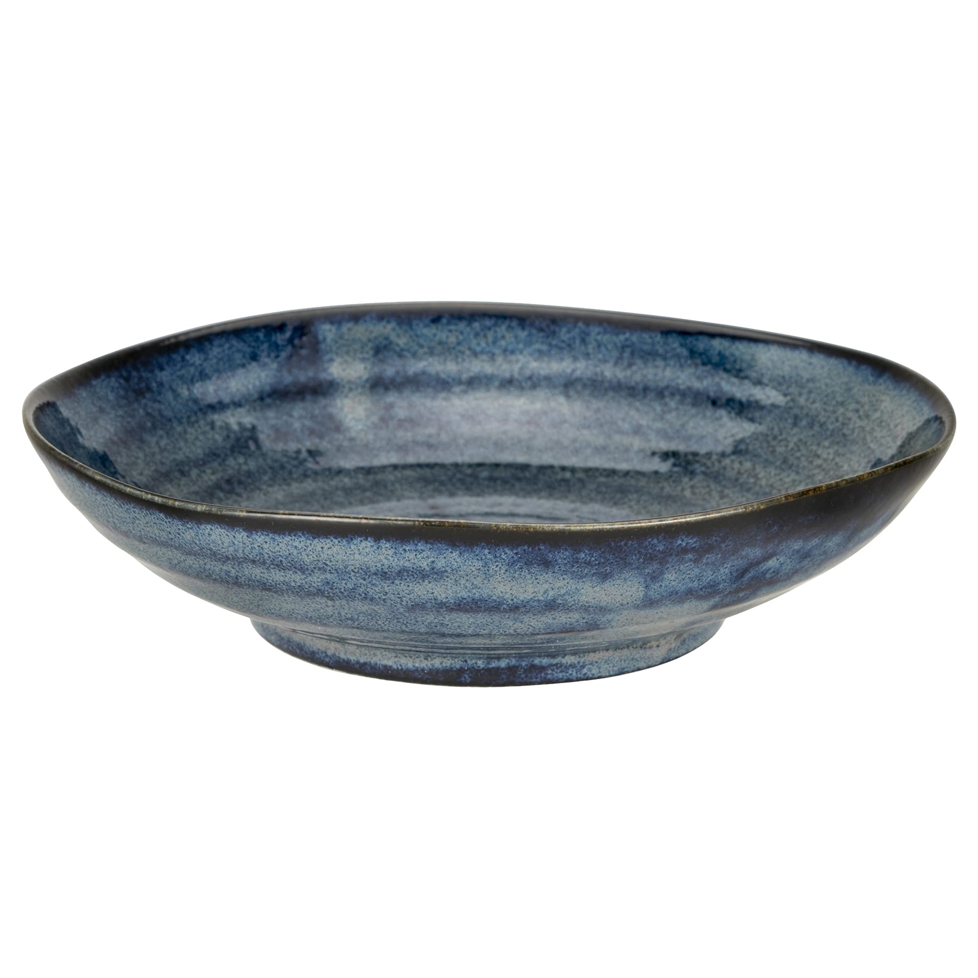 Mino Kiln Blue Pasta Curry Plate