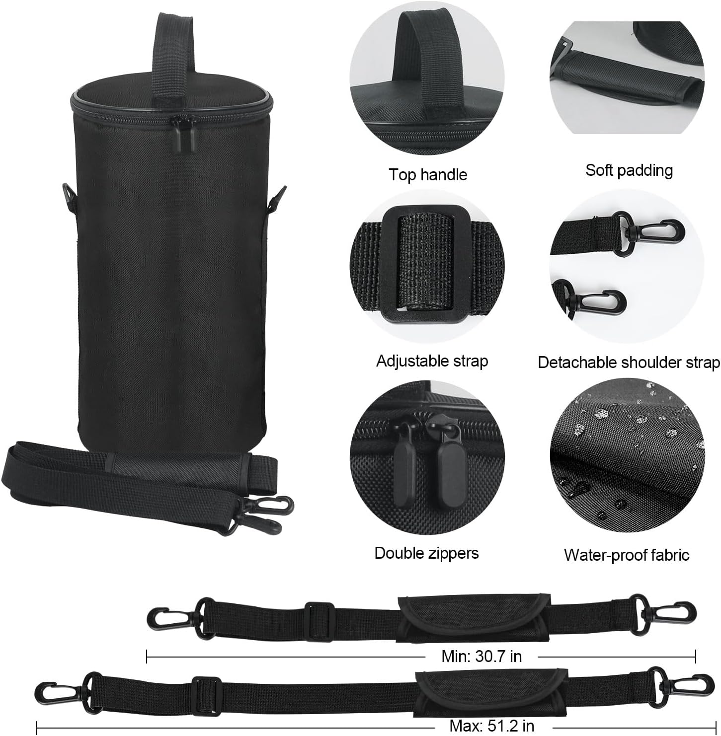 Carrying Bag for Ninja BlendBOSS Personal Smoothie Blender, Portable Blender Travel Carrier Case, Thick Padded for Protection丨Adjustable Shoulder Strap, Bag Accessories for Ninja BlendBOSS