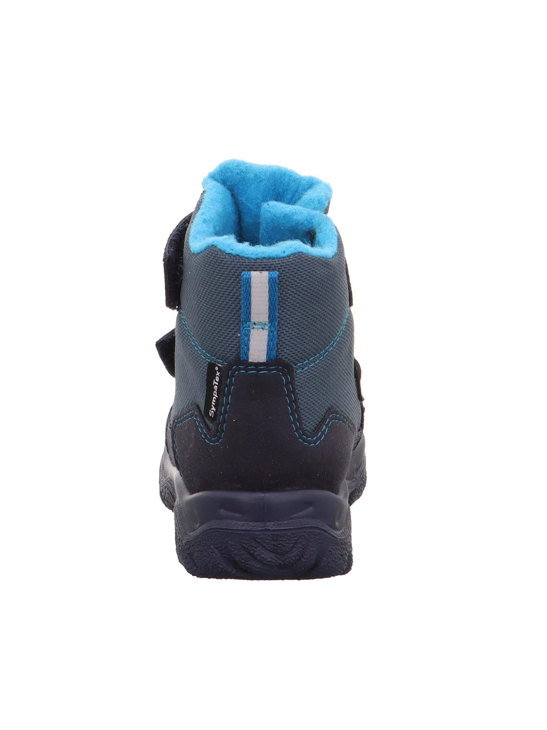 Superfit Jungen Husky1 Warm Gefütterte Schneestiefel, Blau Türkis 8000, 28 EU Weit