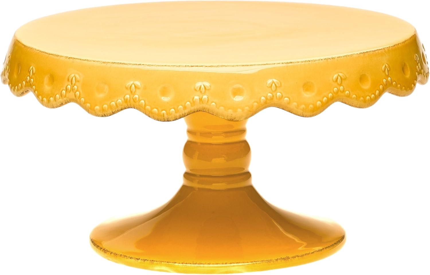 Amazon.com | Signature Now & Then 9-inch Cake Stand, Golden Rod: Cake ...