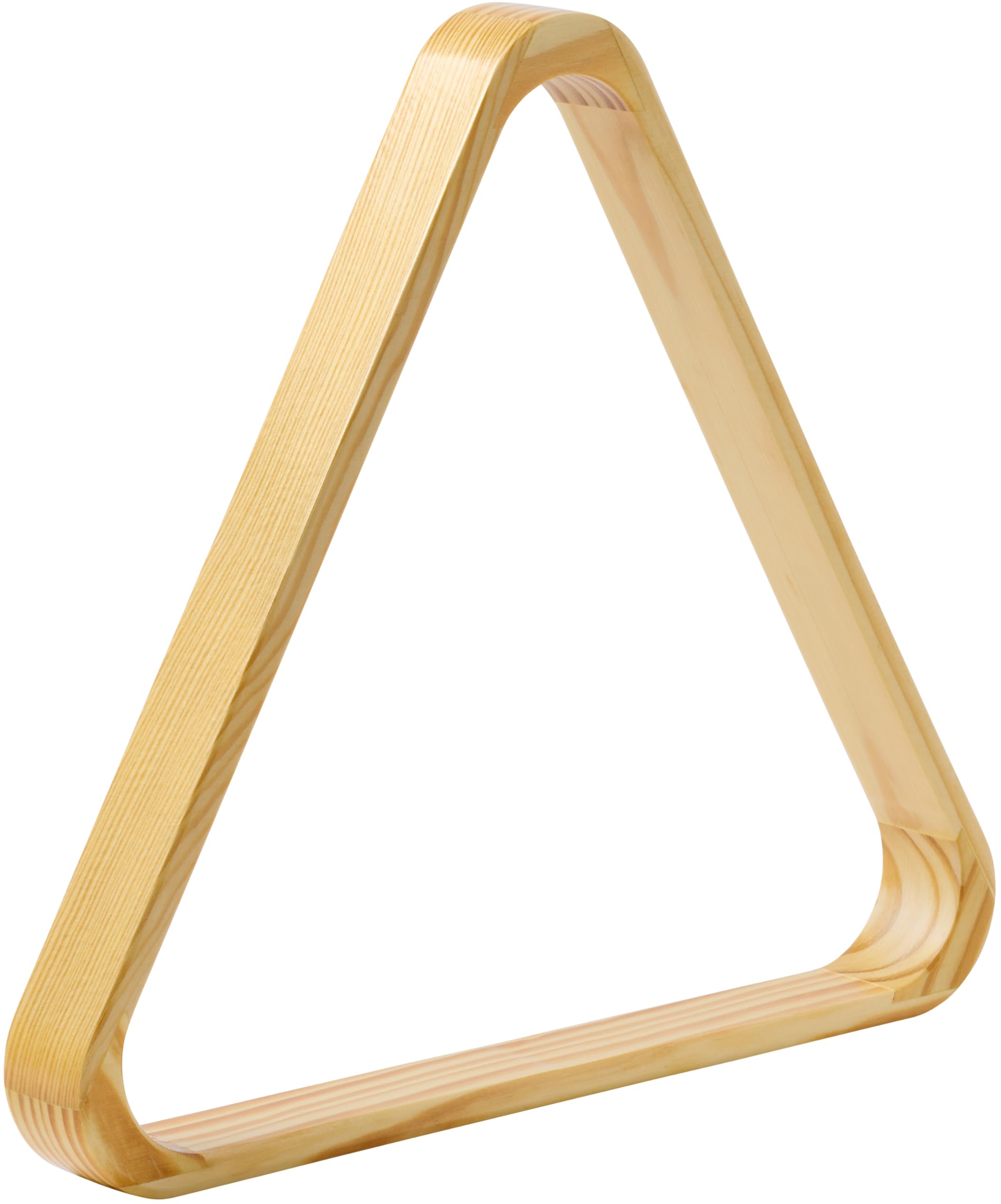 POWERGLIDE Snooker Pool Billiards Triangle Ball Rack 15 Ball Capacity Natural Wood