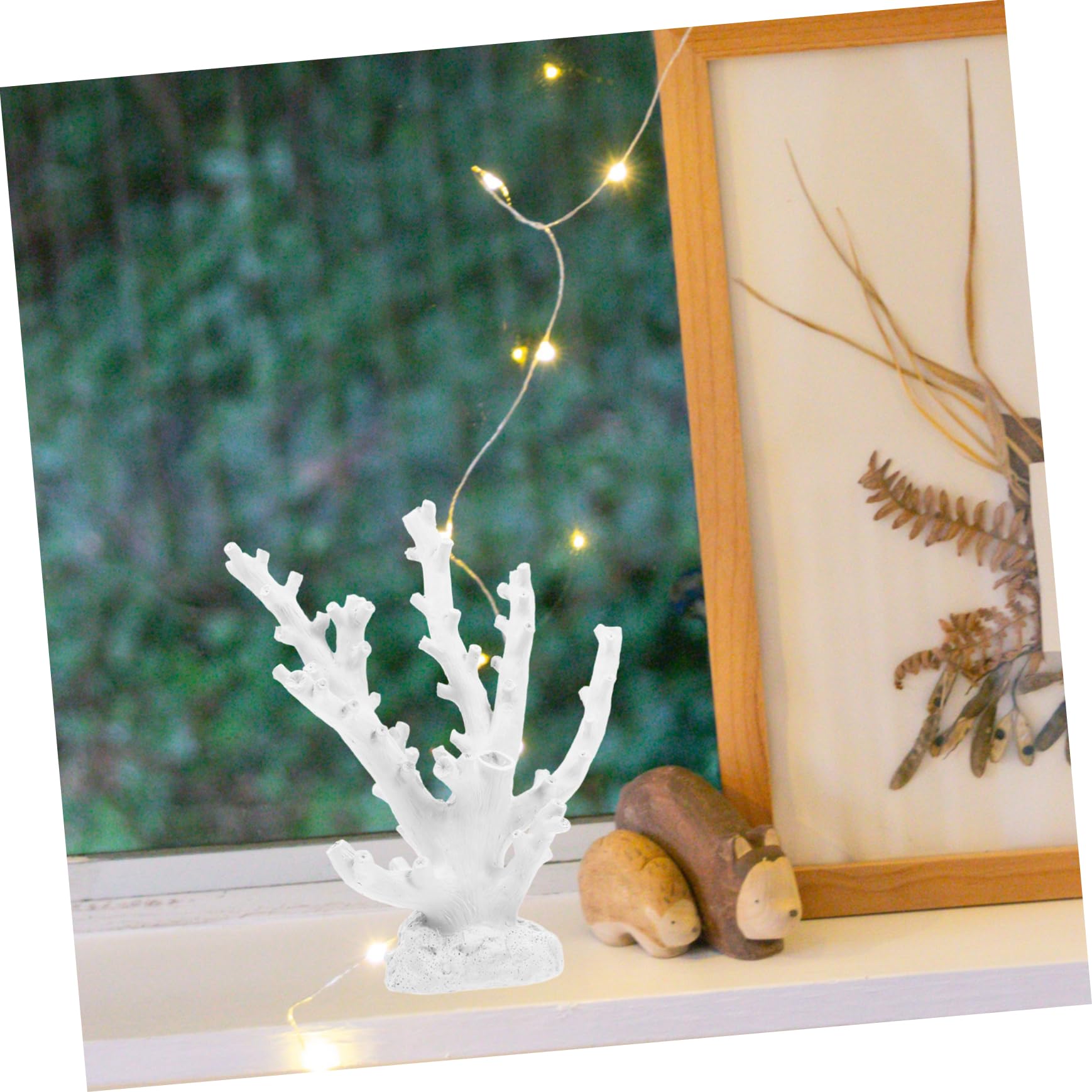 ABOOFAN Corallo in Resina per Paesaggio Decorazione Subacquea per Acquario Ornamento di Corallo Artificiale per Acquari D'acqua Dolci Piante Artificiali per Acquari Accessori per Tartarugh