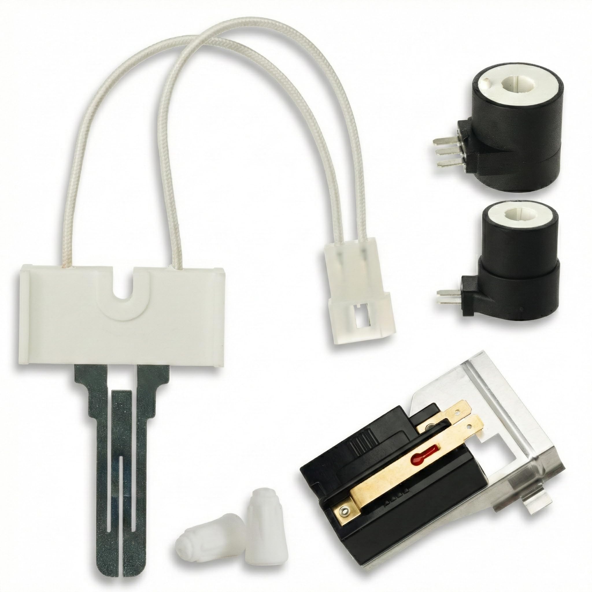 Photo 1 of [2026 Upgraded] BlueStars Dryer Repair Kit 338906 Gas Dryer Flame Sensor & 279311 Igniter & 279834 Gas Valve Solenoid Coils - For Whirlpool Kenmore Maytag - Replaces WP338906 AP3094251 PS334310