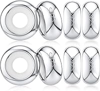 Vista 1 de DALARAN Cuentas de tapón para pulseras de plata de ley 925 con clip espaciador para pulsera