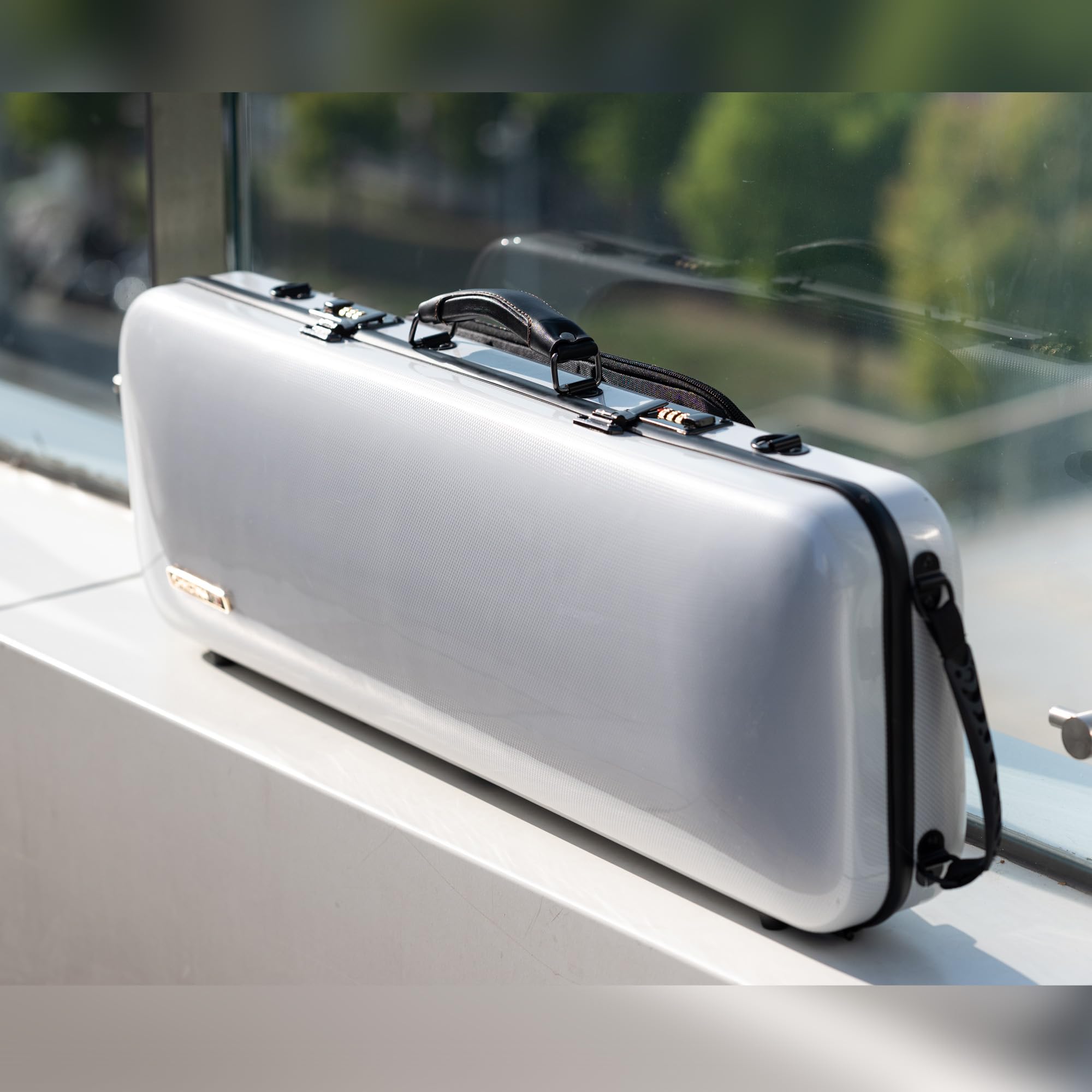 Amazon | christina炭素繊維長方形バイオリンケース内に設置され