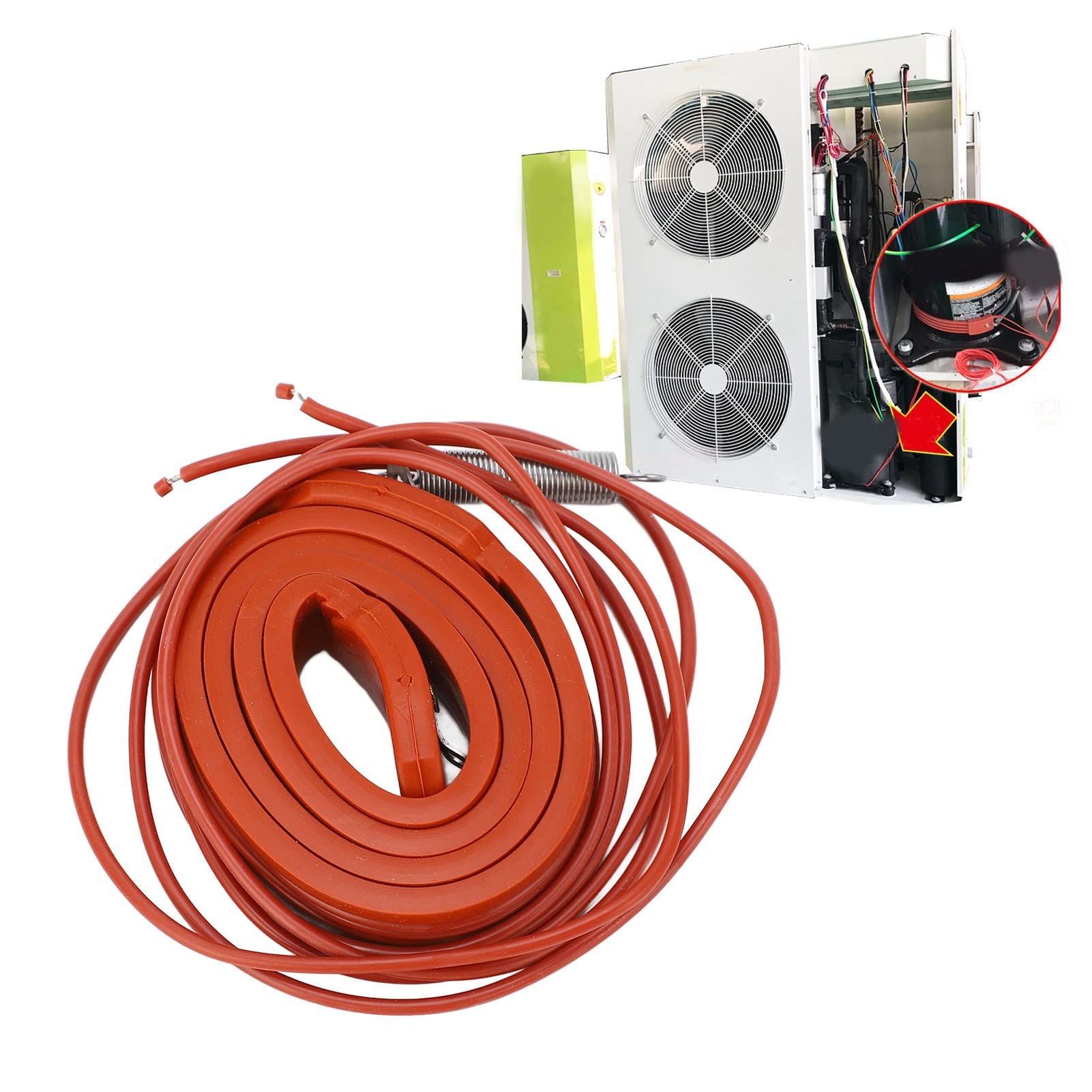 AC220V 45W Heizkabel, Selbstregulierendes Isolierheizband, Abtauen, Frostschutzmittel, Wärmeerhaltung, Heizfunktionen Kompressor Heizkabel
