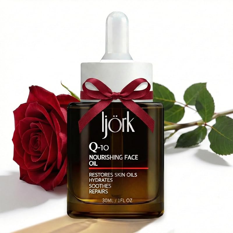 Óleo facial Q-10 com CoQ10, vitamina C e vitamina E