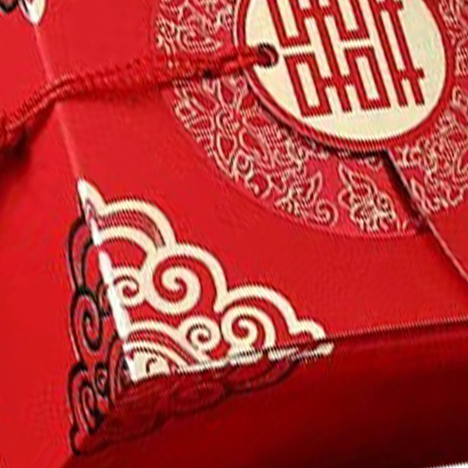 Caja De Dulces Tradicional China Xi - Papel, 6.5x6.5x4.5 Cm, Elegante Y Portátil Para Bodas Y Celebraciones