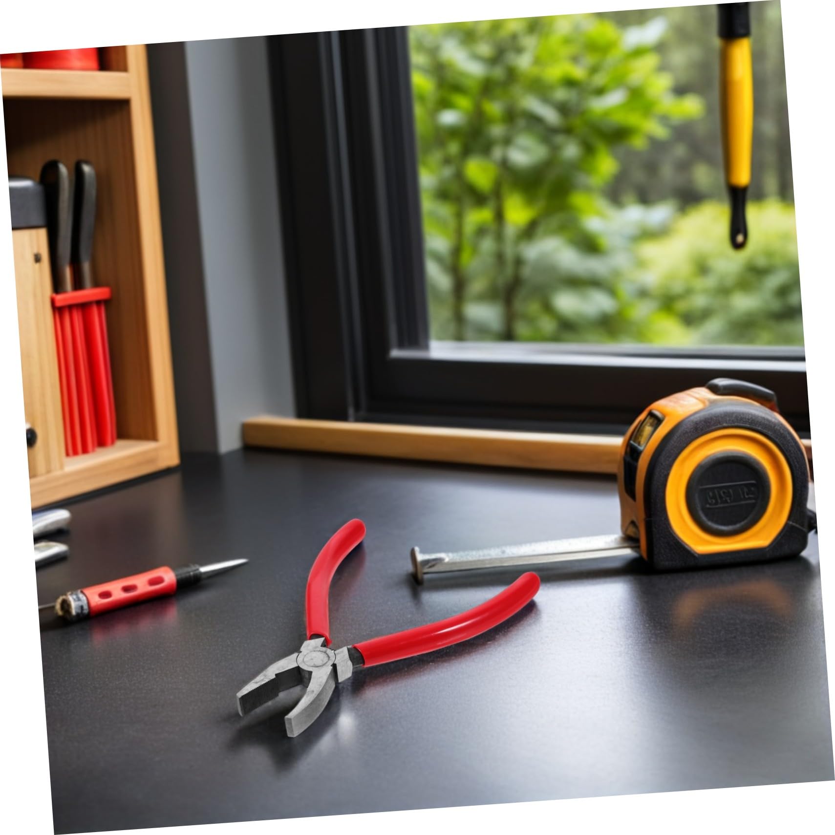 Pinces Brise-Verre Robustes Lot de 2 Outil Précis pour Vitraux et Mosaïques avec Mâchoires Incurvées en Acier et Caoutchouc Usage Professionnel