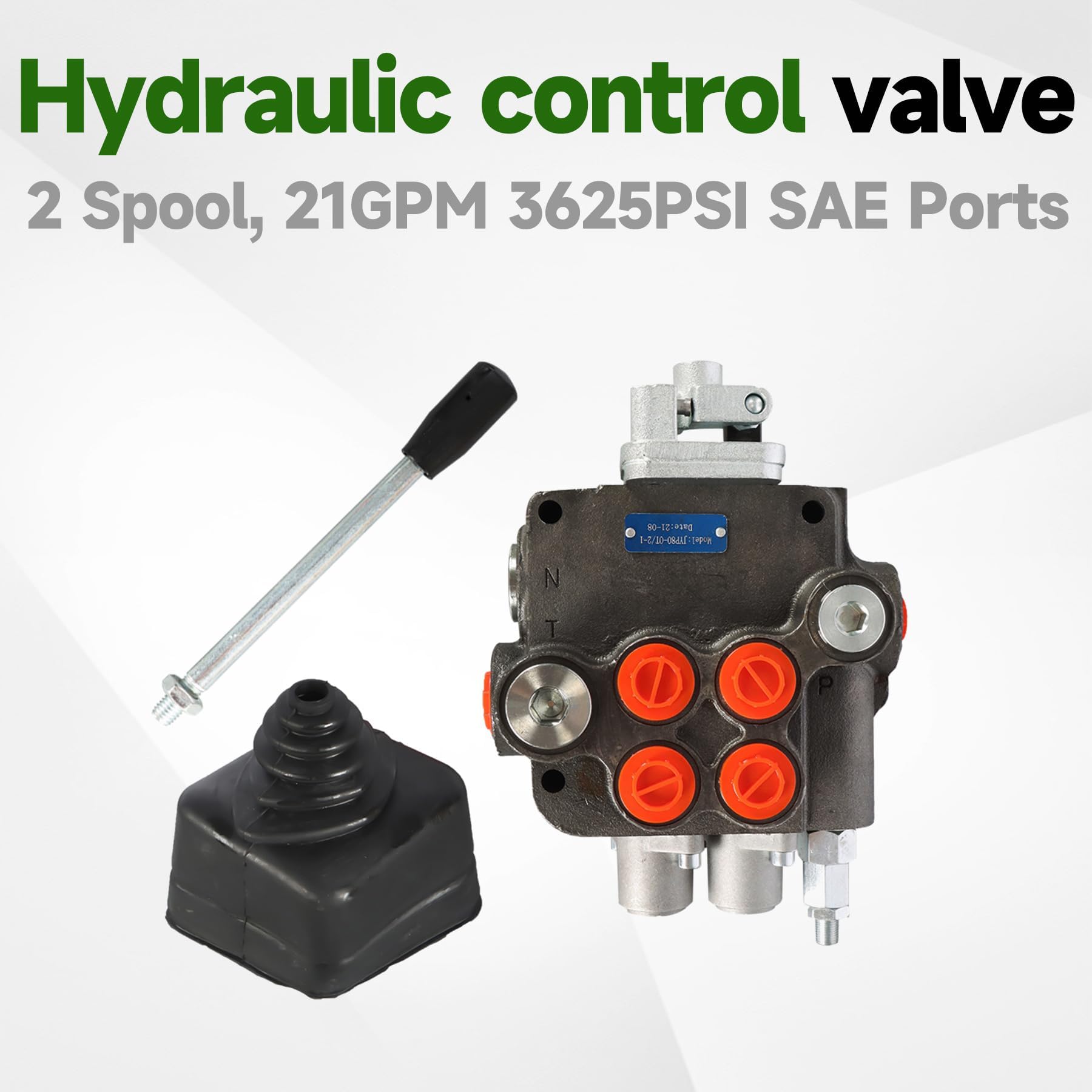 ALL-CARB 2 Spool Hydraulic Directional Control Valve 21GPM 3625PSI
