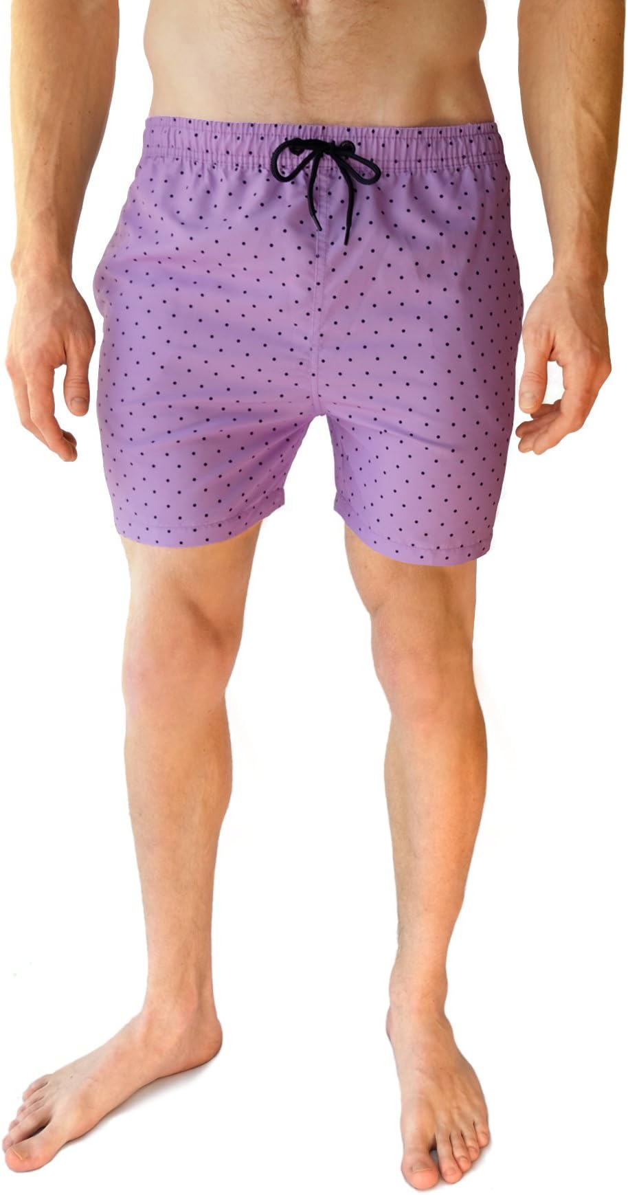 Cabana Bro Men's Swim Trunks - Retro Style Summer Swim Suits for Men