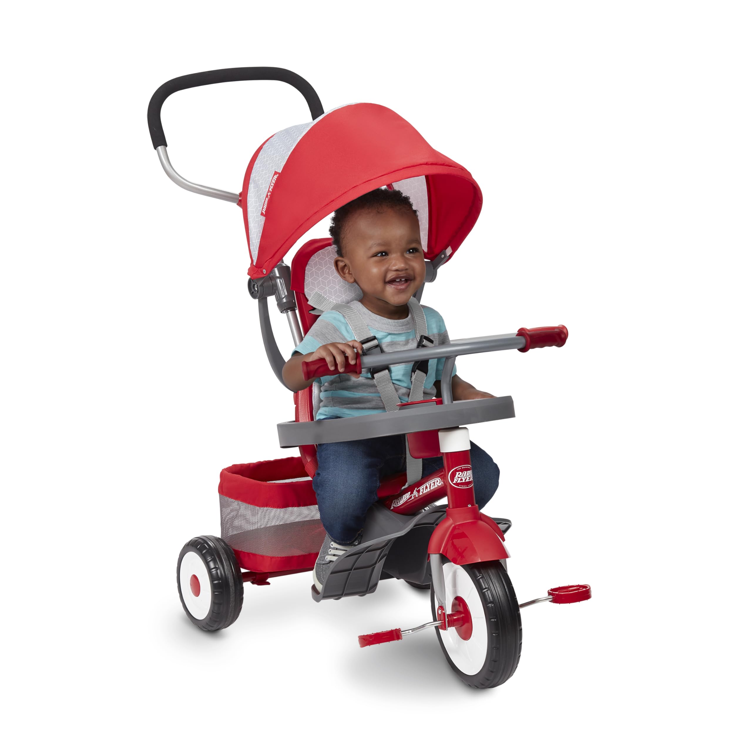 Amazon.com: Radio Flyer Ultimate 4-in-1 Stroll 'N Trike, red (486A