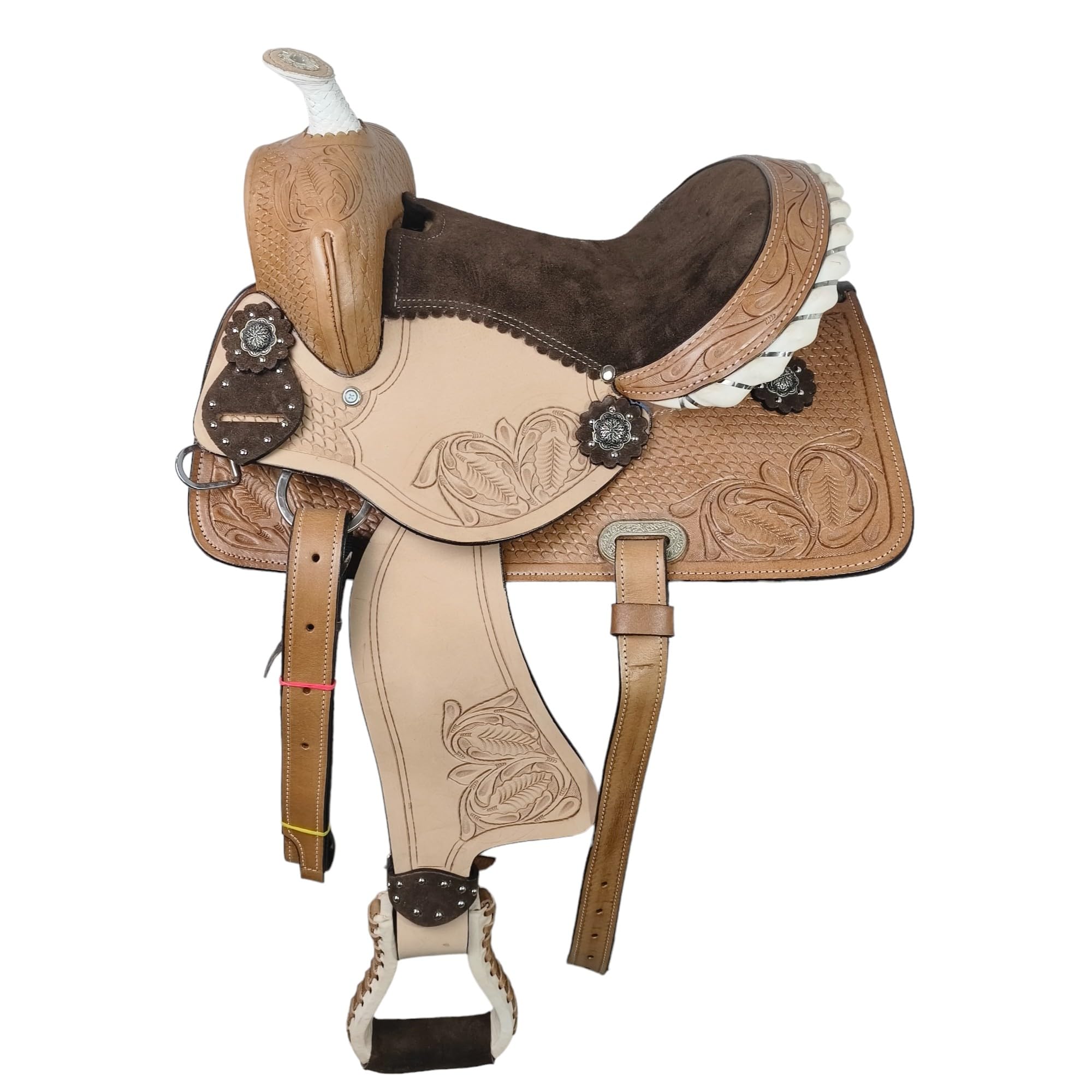 Selle De Trail Western Synthétique Pour Barrel Racing - Toutes Tailles