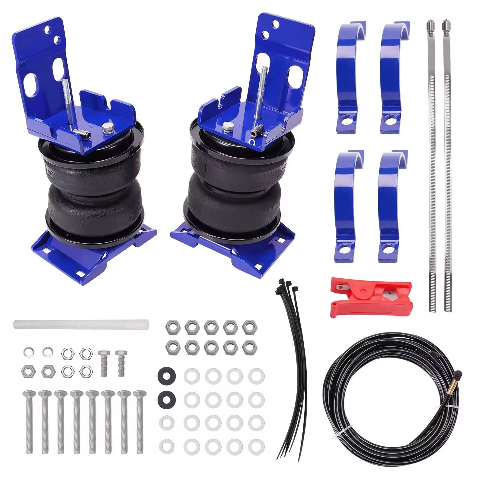 Compatibile con Ford per E-450 per Econoline 1996 1997 1998 1999 2000 2001 2002 2003 2004 2005 Kit Sospensioni Pneumatiche Posteriori Condotte Aria Borsa a Molla Sospensione