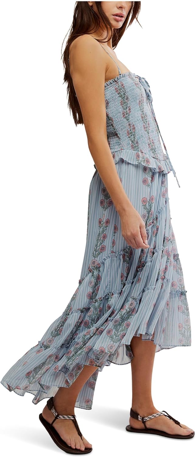 Free People Womens Alejandra Midi Dress - Image 2