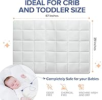Vista 4 de Continental Bedding Edredón para niños pequeños, relleno de edredón 100% de plumón de ganso blanco, manta de dormir con funda de algodón, se adapta