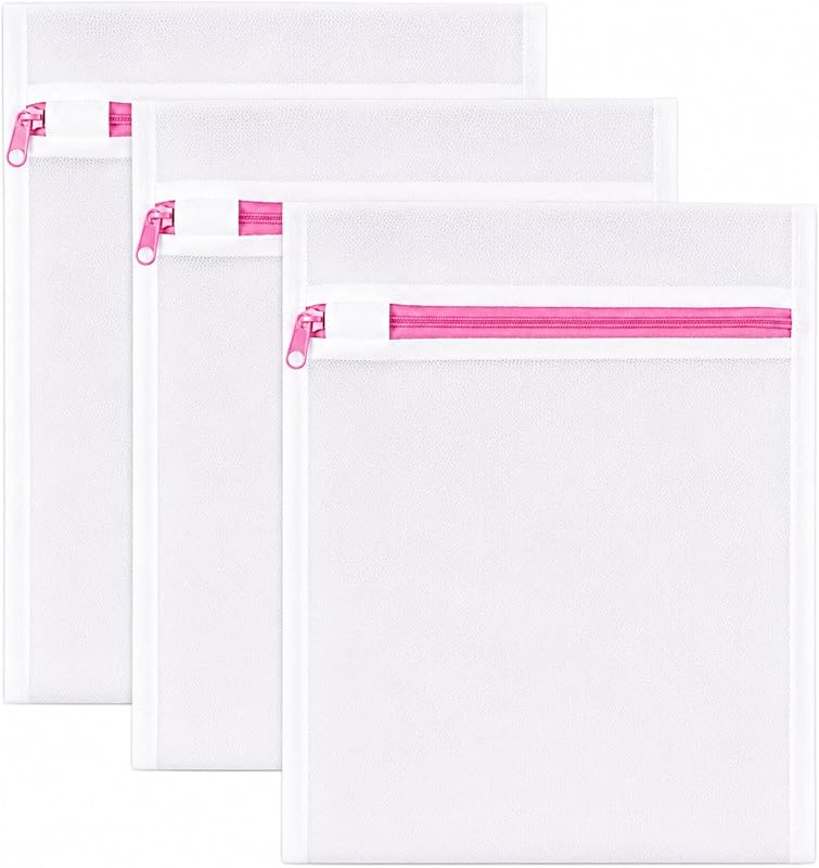 Kit 3 Sacos para Lavar Roupas Delicadas 40x50cm