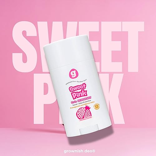 Miniatura 7 de Growing Basics Desodorante Sweet Pink para niños (niñas de 7 años), natural, no tóxico, sin aluminio, hipoalergénico, protección 24 horas, olor