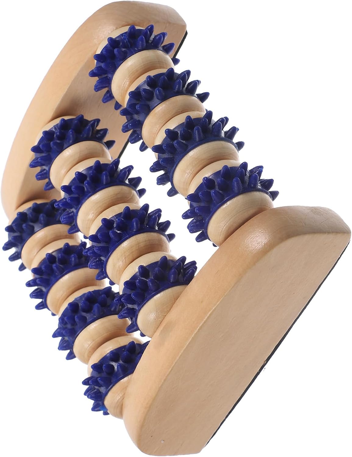 LABRIMP Foot Wood Roller Massager for Acupoint Therapy Manual Muscle Roller Stick for Feet and Thighs for Relaxation and Relief