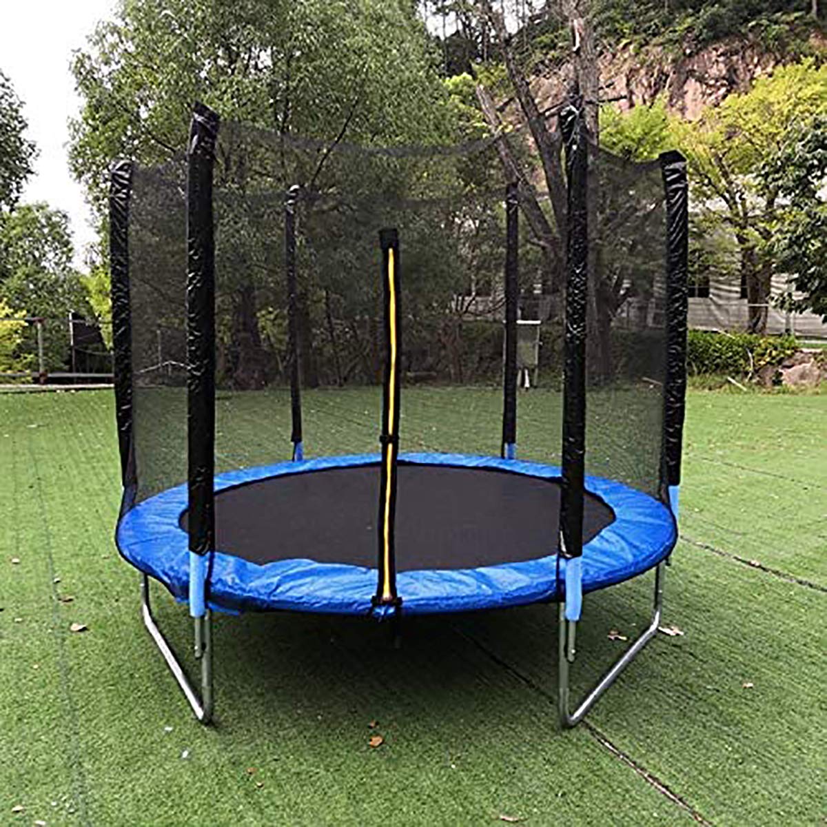 8FT Trampoline Replacement Safety Spring Cover Padding Pad Safety Net Enclosure Surround Netting for Round Frame Trampolines, No Trampoline