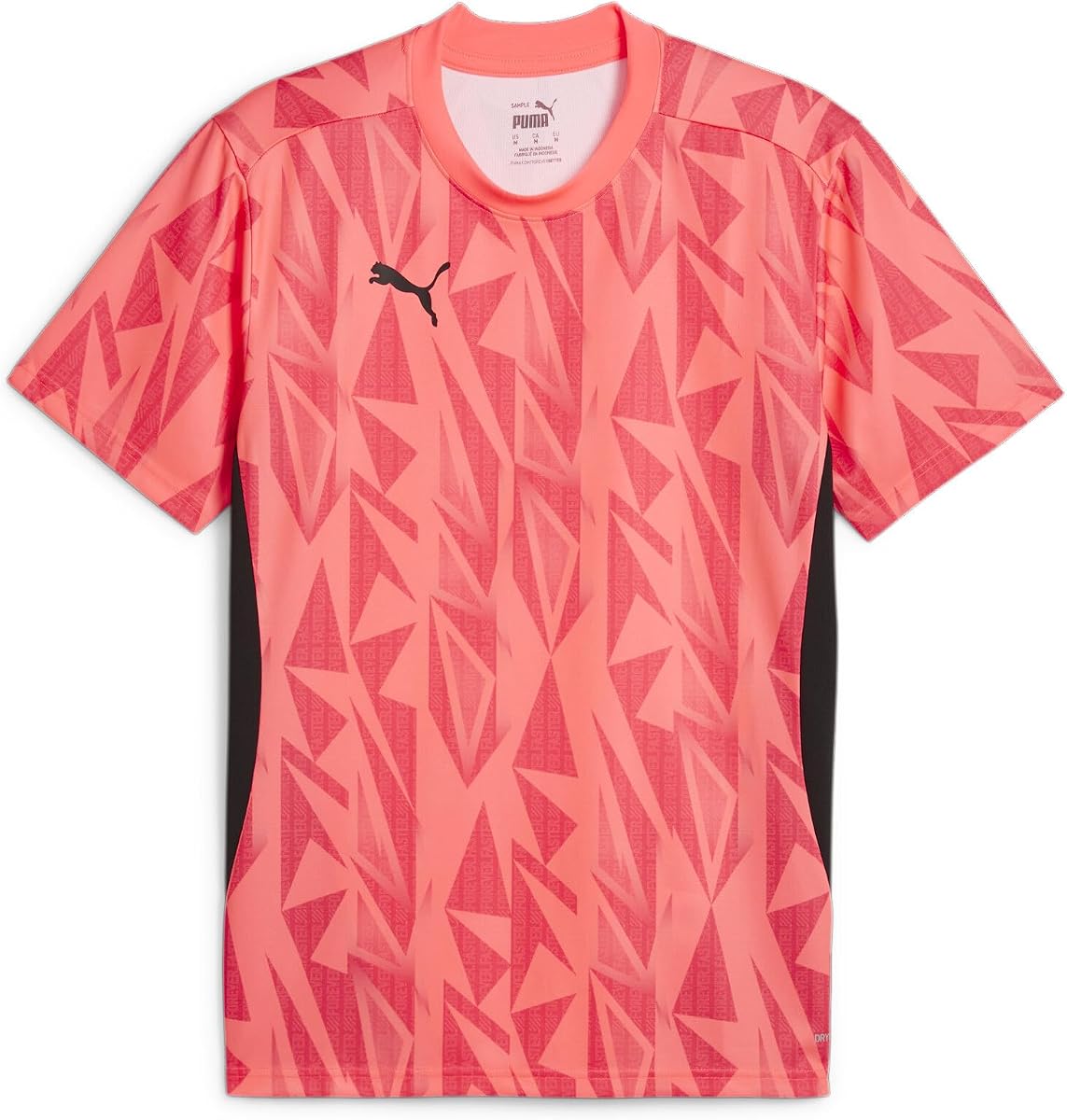 PUMA Mens Individualfinal Crew Neck Short Sleeve Jersey Casual - Pink