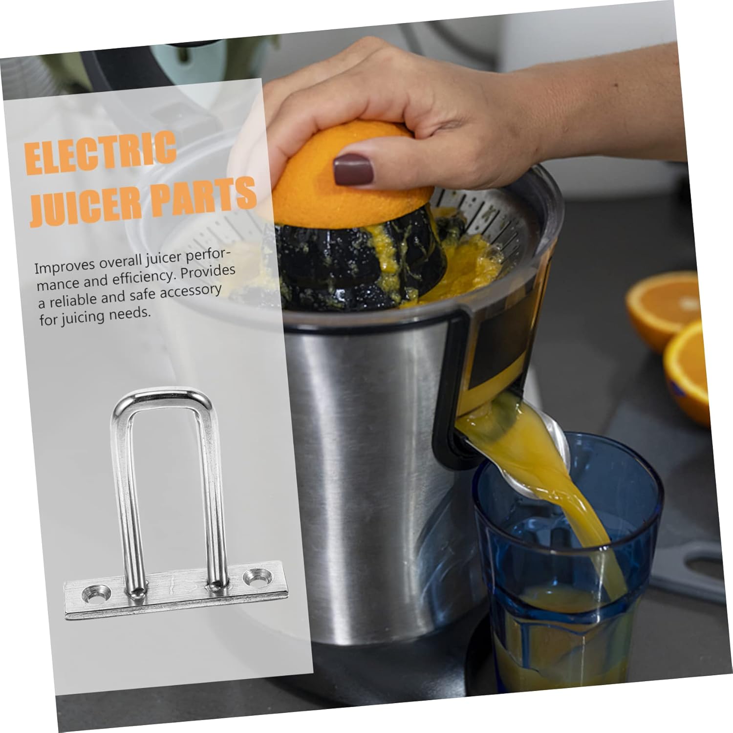 2pcs Automatic Orange Juicer Cutter Rack Holder Compatible Series for Efficient Juice Extraction and Easy Installation