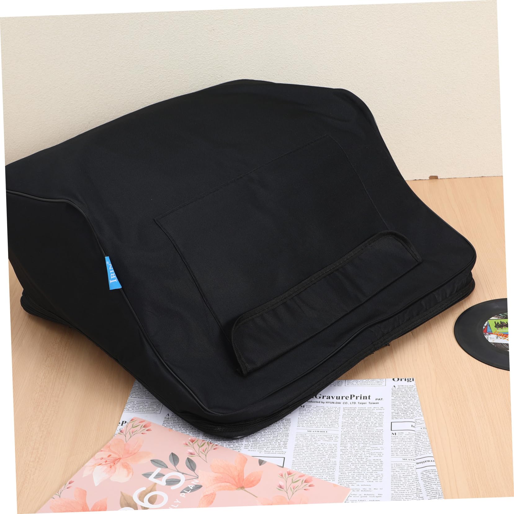 Borsa per Fisarmonica in Oxford Nera, Custodia Imbottita | Fisarmonica 48-120 Bassi, Tasca Esterna Multifunzione, Facile da Trasportare