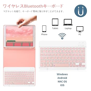 Amazon.co.jp: GOOJODOQ iPad 10.2 キーボード ケース 第9/8/7