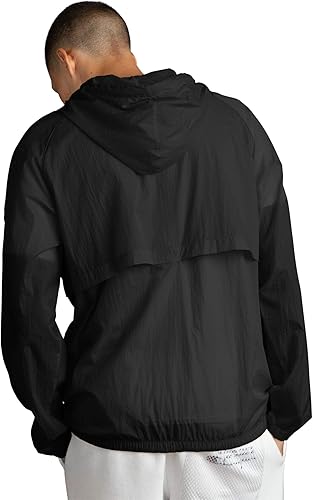 Miniatura 2 de Champion Big and Tall Rain Jacket - Hoodie Anorak Windbreaker Jacket for Men