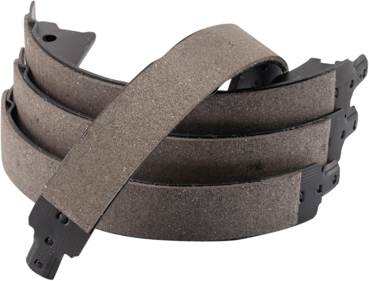 TRQ Rear Parking Brake Shoe Set Compatible with 2013-2021 Ford F-250 Super Duty F-350 Super Duty 2013-2014 F-450