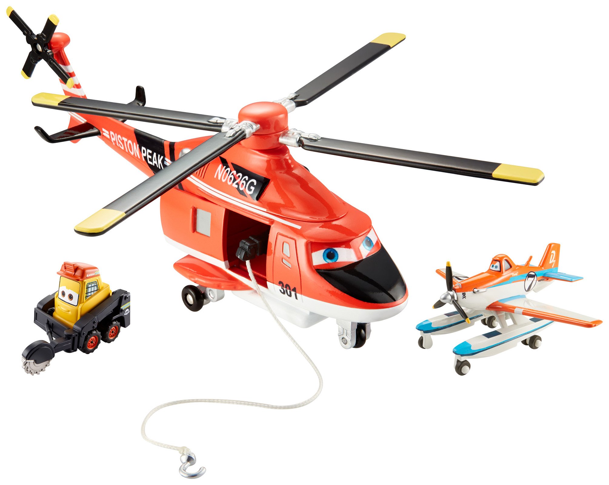 ミニカー sb272 DISNEY-PLANES-FIRE & RESCUE-LEAVE Disney Planes: Fire & Rescue Blade, Dusty and Blackout Gift Pack