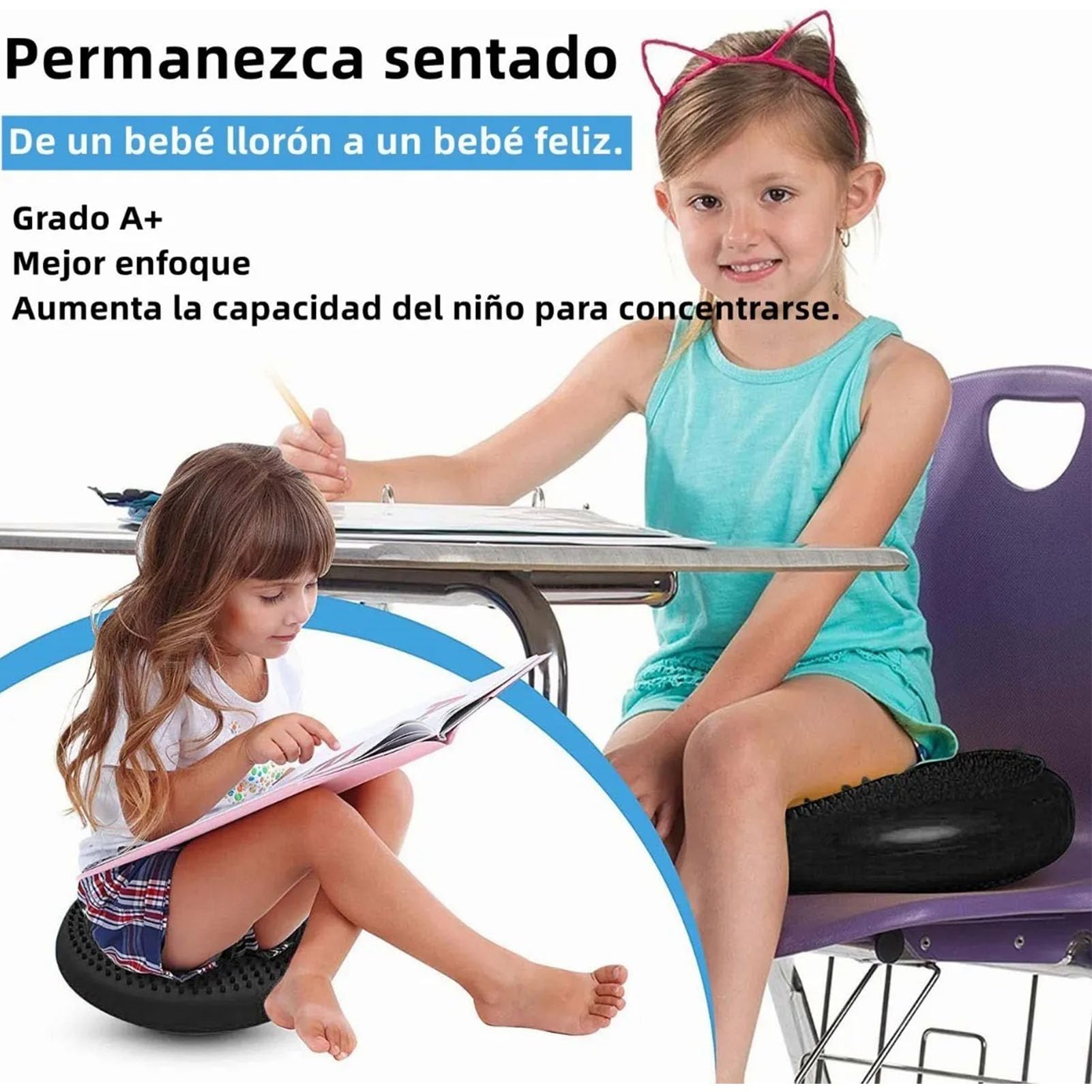 Cuscino Equilibrio Fitness - Disco Gonfiabile Antiscivolo, Con Pompa, Per Yoga, Allenamento E Massaggio - Foto 11