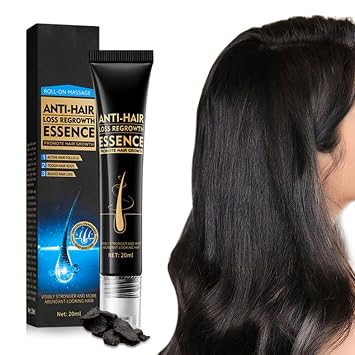 Hair Darkening Serum, Herbal Gray Hair Reverse Essential Oil Conditioner for Man & Woman, Restore Natural Black Color Polygonum Multiflorum Essence for Hair Growth