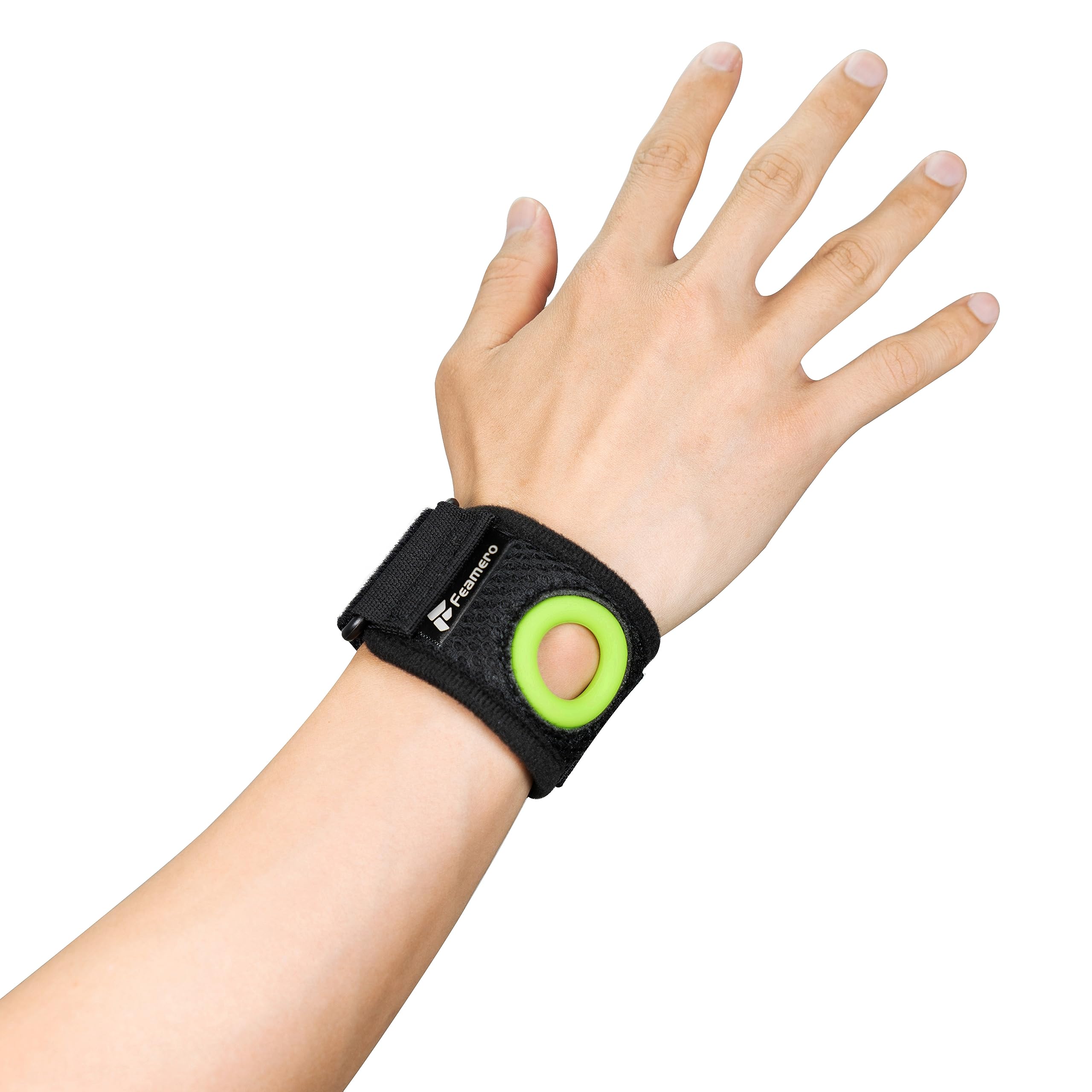 FeameroTFCC Wrist Brace Ulnar Wrist Brace with Compression Rring Pad for TFCC Tear, Repetitive Wrist Use Injury, Pinky Side Wrist Pain, DRUJ Instability (S/M)