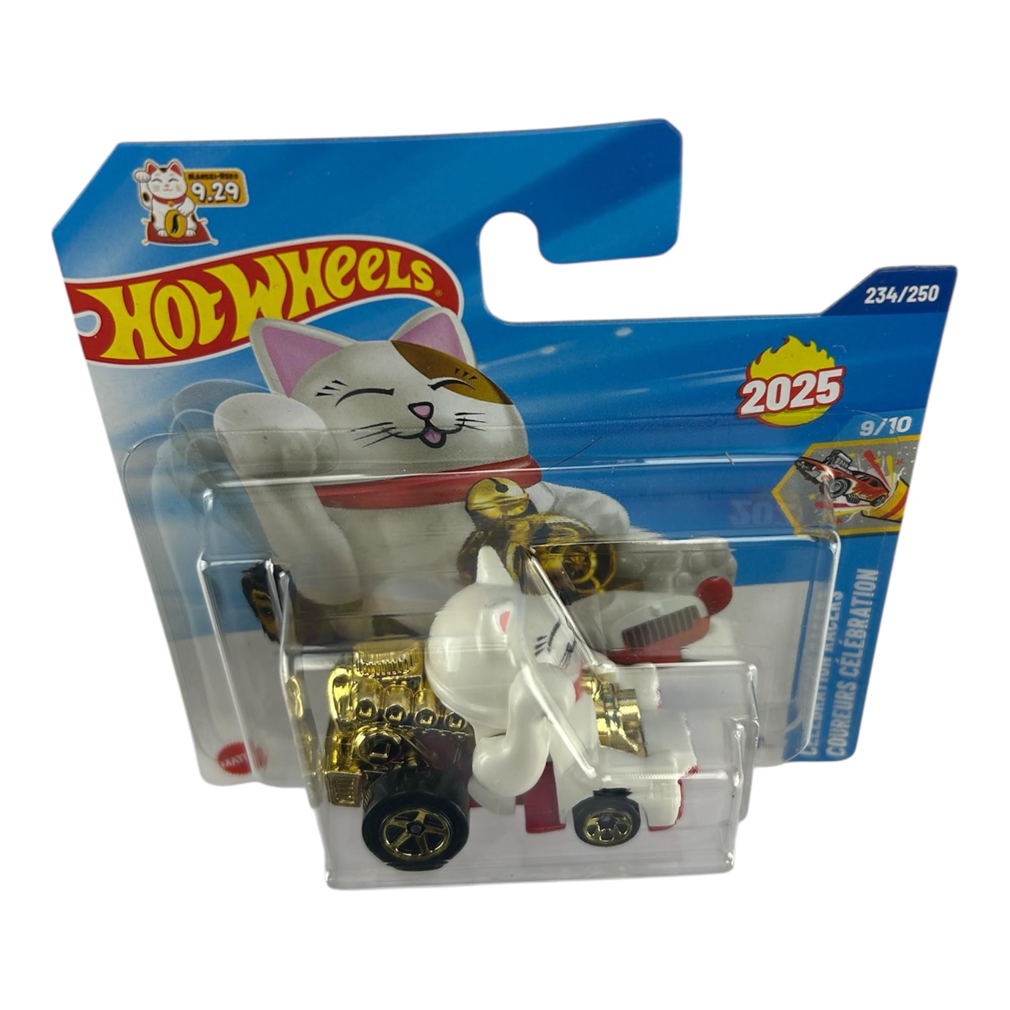 Amazon.com: Hot Wheels Feline Lucky, Celebration Racers 9/10