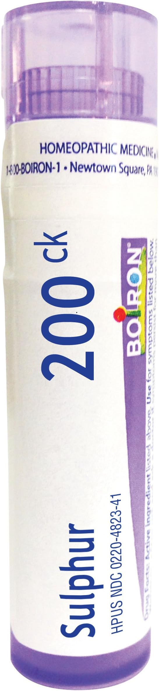 Boiron Calcarea Carbonica 200CK for Cradle Cap & Sulphur 200c for Skin Rash, 80 Count Each