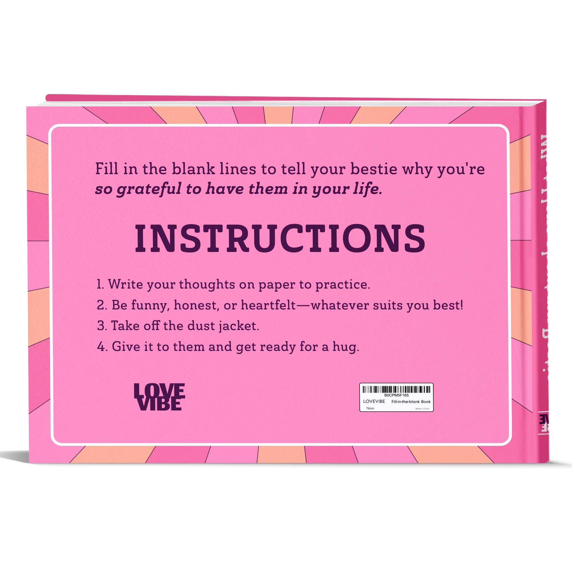 What I Love about Bestie Book - Best Friend Unique Gifts For Women, Friendship Gifts For Women - Best Friend Birthday Gifts - Personalized Christmas Gifts for Best Friends Fill-in-the-Blank Journal - Image 3