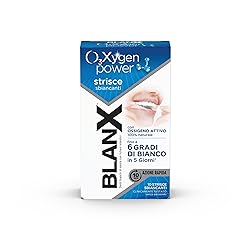 Offerta BlanX, Strisce Sbiancanti O3Xygen Power, Denti Fino a 6 Volte Più Bianchi, 10 Strisce in sconto oggi