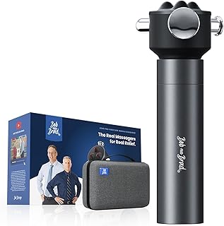 BOB AND BRAD VibeFlow Vibration Massager (Not Percussion), FSA-HSA Eligible, 116Hz Deep Tissue Therapy Massage Gun for Sensitive Joints, Muscle Pain Relief, Fascia Release, Trigger Points & Full Body